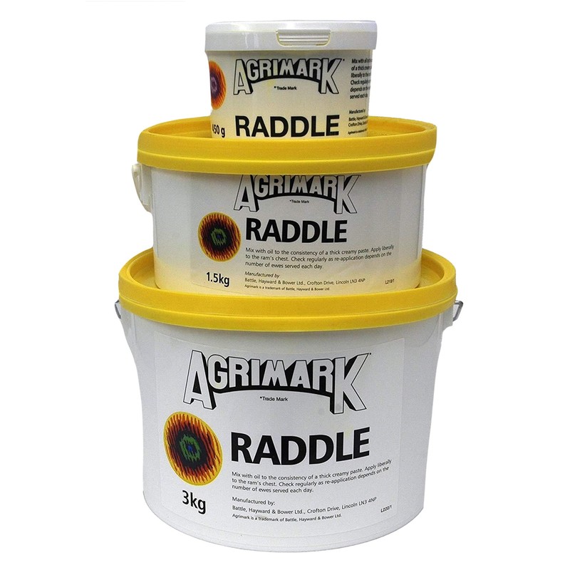 Agrimark Sheep Colouring Powder - Raddle Yellow 450G