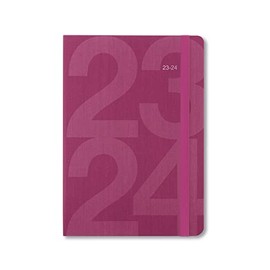 Letts Block A5 23.24 Week to View Academic Diary - Pink