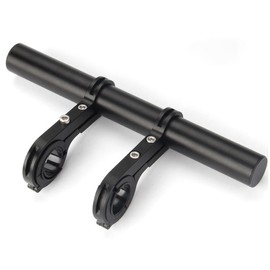 Bicycle Handlebar Extension, 30 cm Bicycle Handlebar Extender, Handlebar Extension Bicycle with Screwdriver, Aluminium Alloy Bicycle Extender Holder for Camera, Torch, Phones