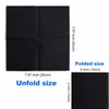 UKEENOR Black Cocktail Napkins Disposable Beverage Bar Napkins Linen-Like Bulk