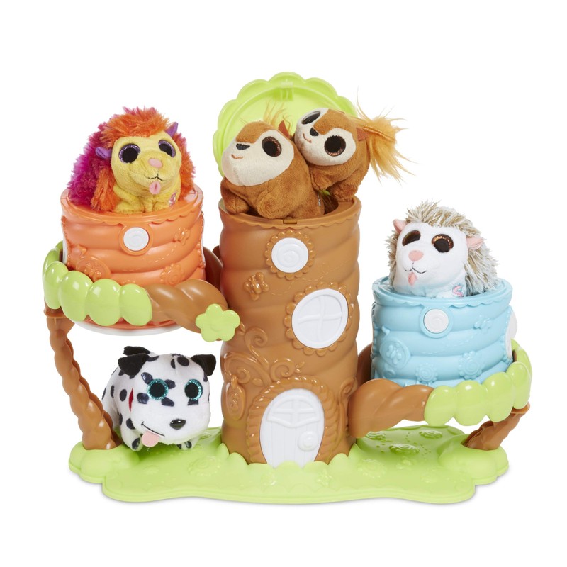 Little Tikes Springlings Surprise Poppin' Treehouse Set with Two Plush