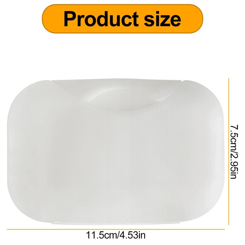 Thyonta 2PCS Leak-Proof Soap Box with Latch Portable Waterproof Sealed