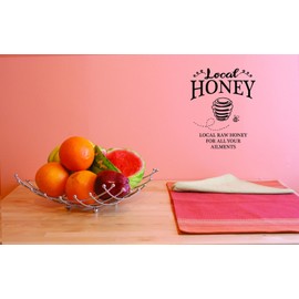 Discounted Hot New Decals Local Honey Local Raw Honey for All Your Ailments Wall Art Size: 10 Inches x 20 Inches 22 Colors Available