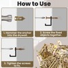 Pndeyo Pndeyo 40pcs Self-Drilling Drywall Anchors with 40pcs Screws, Heavy