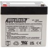 UltraTech UT-1240 / UT-1250-F1 12V, 4.5Ah Sealed Lead Acid Alarm