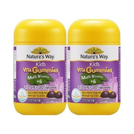 Natures Way 리뉴얼 60구미 키즈 멀티비타민 2개 Renewal 60 Gummies Kids Multivitamin 2 Pack