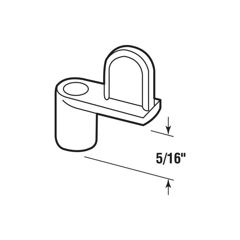Prime-Line L 5823 5/16 In. Zinc Diecast Window Screen Clips