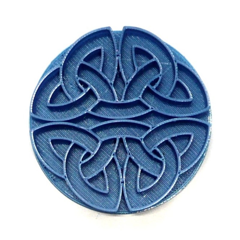LINE OF LIFE CELTIC KNOT COOKIE STAMP EMBOSSER MADE IN