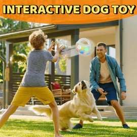 Jatmira Tough Durable Ball Toy for Aggressive Chewers Ball in Bottle Strong Rubber Football Dog Chew Fetch Toy for Medium Large Breeds