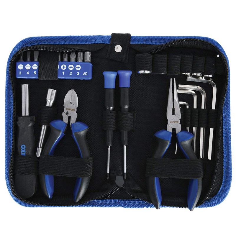 Oxford Biker Toolkit 28 Piece Set with Case
