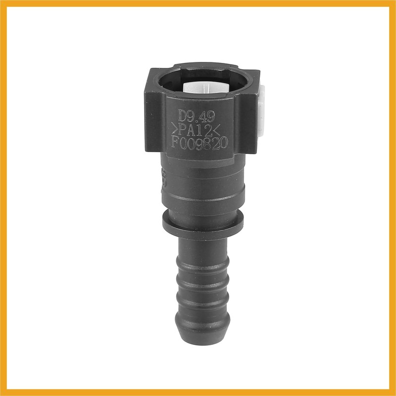 Partuto 2pcs Fuel Line Quick Connect Straight Push-On Single Barb