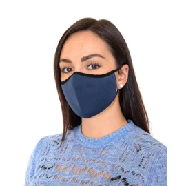 Relaxsan UNIMA [Garda Blue] – Courtesy fresh and light fabric face band with silver X-Static and Dryarn fibres - washable reusable