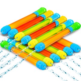 JOYIN 12 Pack Water Soaker Bulk, 16.5” Summer Water Blasters Squirt Guns for Kids Outdoor Swimming Pool, Backyard, Beach Water Game Water Fighting Play Toys