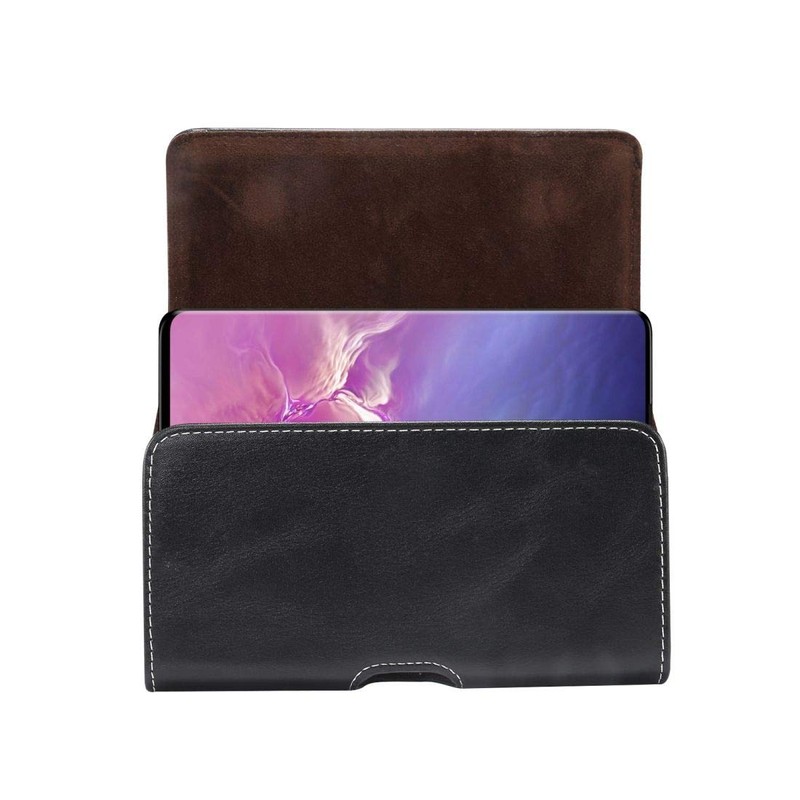 DFV mobile - Holster Horizontal Leather with Belt Loop für