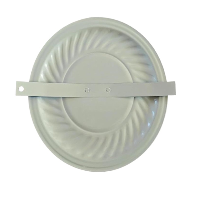 ActyGo Almond 4"-10" Hole Adjustable Flue Cover Chimney Flue Cover