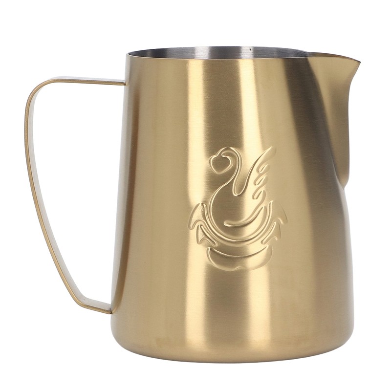 Frothing Cup 420ML 304 Stainless Steel Streamlined Cup Body Design