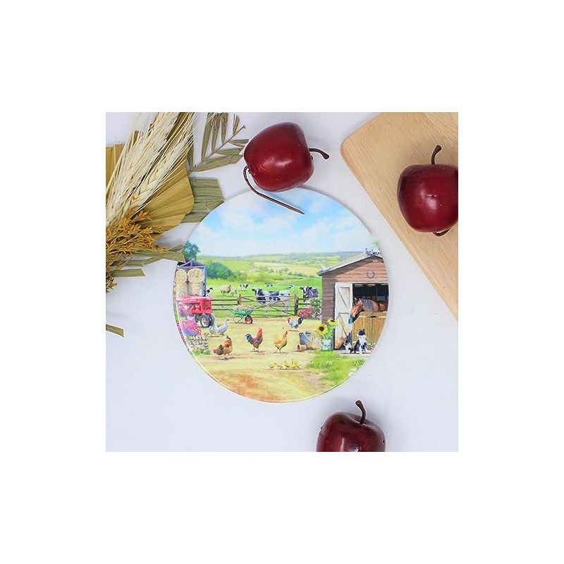 lesser and pavey LP94761 Ceramic Trivet | Farmhouse design |