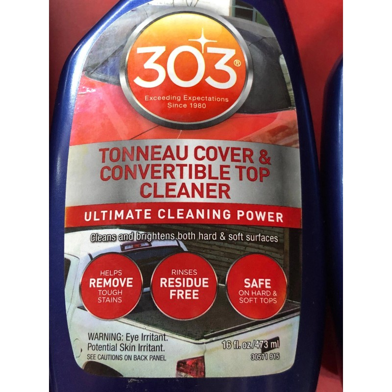 303 Products (3) BOTTLES OF 303 TONNEAU COVER & CONVERTIBLE