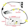 Rear Door Latch Assembly Door Latch & Cable RH Passenger