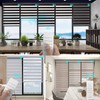 Changshade Motorized Zebra Blinds for Windows Cordless Blackout, Custom Blinds
