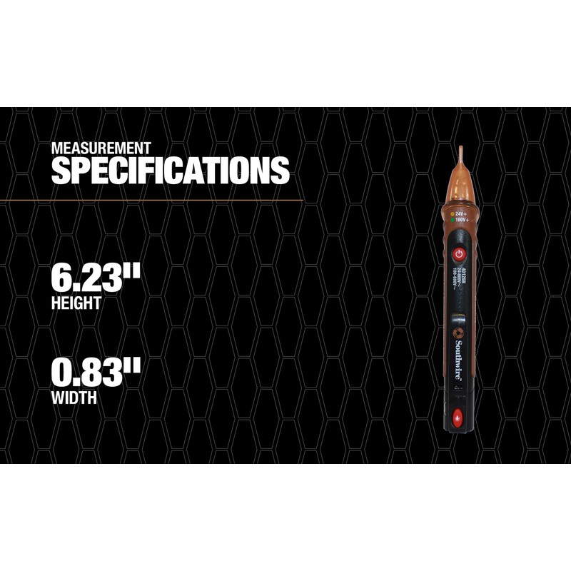 Southwire 40126N NCV Non-Contact Voltage Dual Range Pen Type Detector
