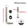 ONIPAX Anti-Theft Locking Binder Bolt Alloy Seatpost