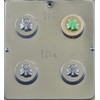Shamrock St. Patrick's Day Cookie Chocolate Candy Mold, 1626 Candy Molds N More
