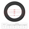 Speaker Rubber Edges, Black Ideal Replacement Subwoofer Foam Edge, Repair