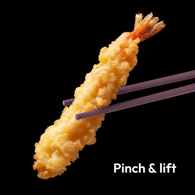 Carrotez Silicone Cooking Chopsticks, Long (12 inch) Reusable Chopsticks for