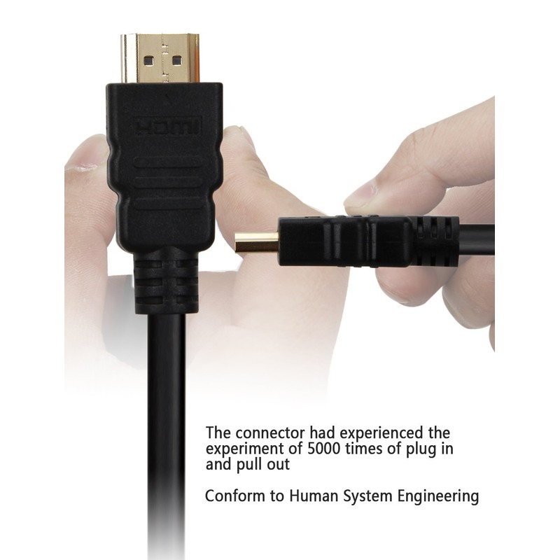 REALMAX High Speed HDMI Cable - 1m - Black