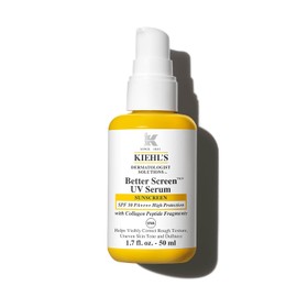 Kiehl's Better Screen UV Serum SPF 50+, Collagen Peptides, Protects Skin | Facial Sunscreen, Corrects Ageing Signs, UVA/UVB Filters, Advanced Protection, Collagen Peptides, SPF 50+ Serum