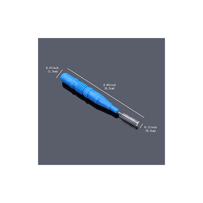 Interdental Brush,Toothpick Tooth Flossing Head Oral Dental Hygiene Brush, Tooth