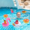 Kleeblatt Pool Drink Floaties, Doughnut Inflatable Drink Holders Floating Cup