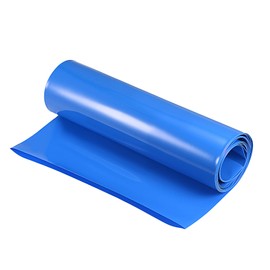 MECCANIXITY Battery Wrap PVC Heat Shrink Tubing 140mm Dia 230mm Flat 2m Blue Good Insulation for Battery Pack