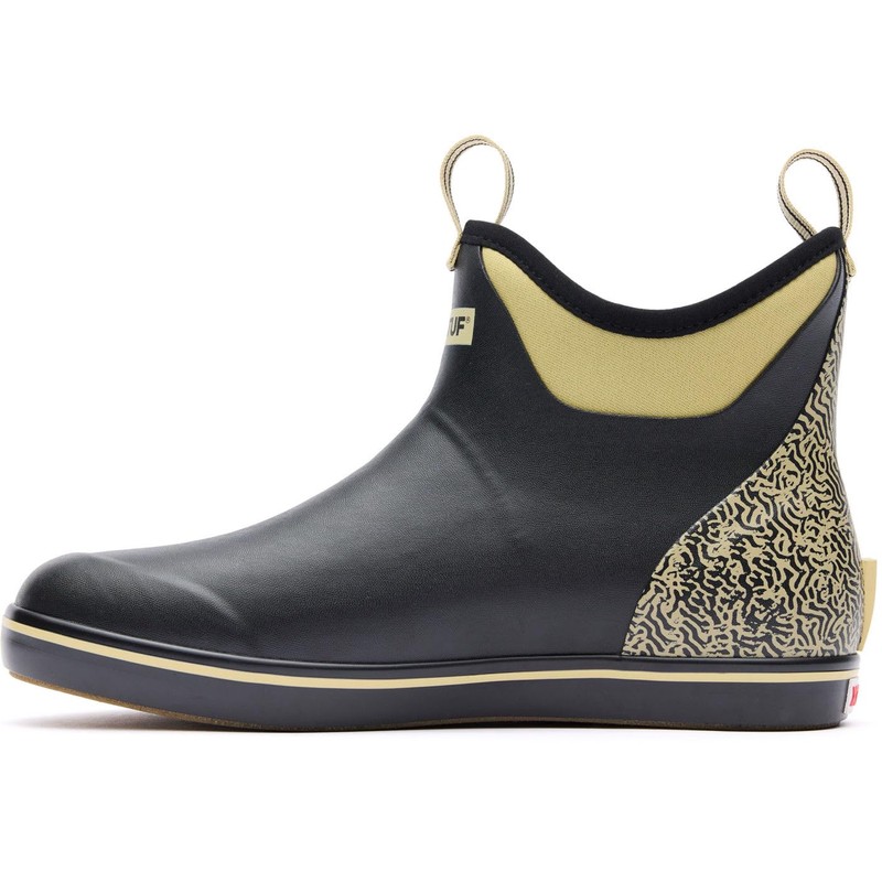 Xtratuf Men's Tailgate 6 in Ankle Deck Boot, Black, Size