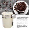 Coffee Canister Airtight Stainless Steel Kitchen Food Storage Container with
