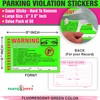 Parking Violation Stickers Notice (Pack of 50) Tow Warning You