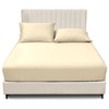 Polycotton Double Fitted Sheet (135x190 cm) - Plain Bedding Bedsheets