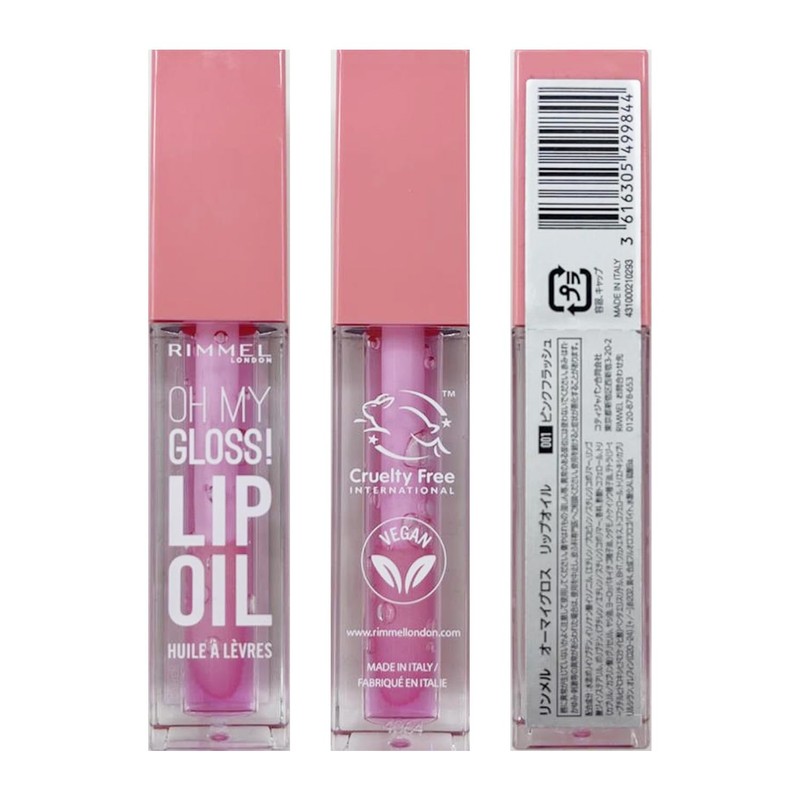 RIMMEL Oh My Gloss Lip Oil 001 Pink Flash 4.5ml