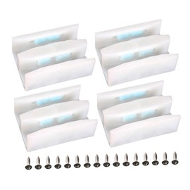 KONTONTY Sliding Door Swing Stoppers 4 Pack Door Gap Blockers Stopper Wall Protector for Bathrooms