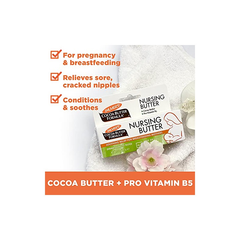 Palmer's Cocoa Butter Formula Nursing Butter, Crema para Lactancia, Protección