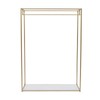 kunghei Retail Display Gold Clothing Racks with Shelves, Boutiques Garment
