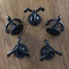 Antique Revelry Cast Iron Swivel Triple Ceiling Hook Set