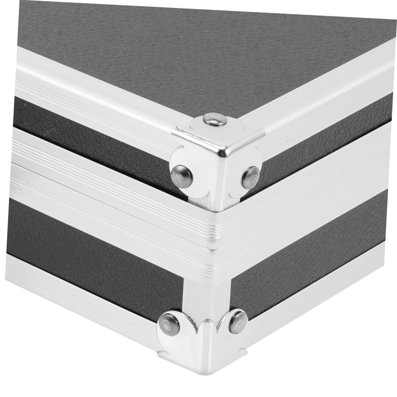 IWOWHERO Aluminum Tool Box Cosmetic Carrying Case Portable Aluminum Alloy