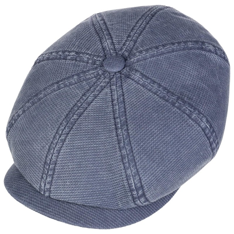 Stetson Hatteras Unisex Cotton Flat Cap - Peaked Cap -