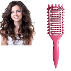 WADY Cepillo para Cabello Rizado Para Mujeres, Cepillo para Rizos, Peine para Cabello Rizado, Cepillo 3D para Rizos, Cepillo Definidor de Rizos Bounce