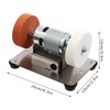 Electric Bench Sander, 7 Speed Adjustable Multi Functional Small Grinder,