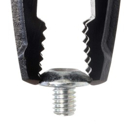 ENGINEER ENGINEER PZ-32 Screw Extraction Pliers (remove damaged screws quickly/easily), Multi-Function Intermeshed Jaw Teeth, Black Oxide Coating, Sage Green Grips