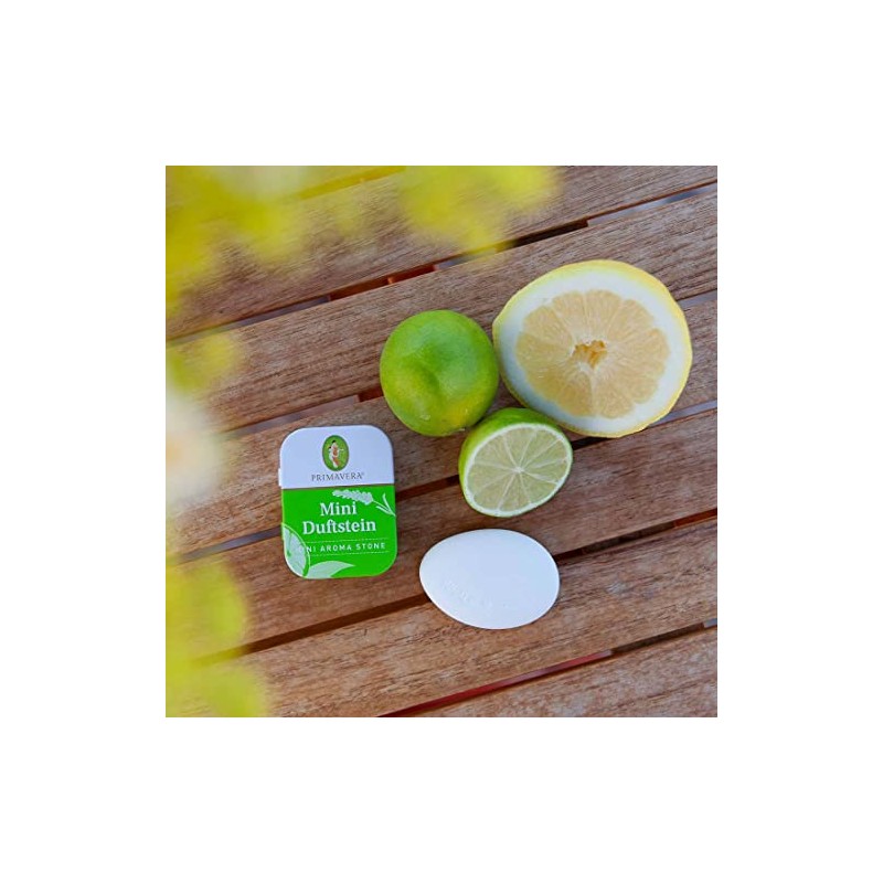 Primavera PRIMAVERA Mini Duftstein, Duftstein mit Dose fr Unterwegs, Raumduft,