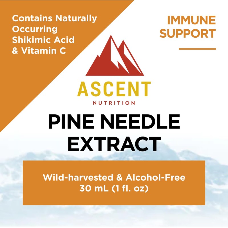 Ascent Nutrition Pine Needle Extract | Contains Naturally Occurring Shikimic